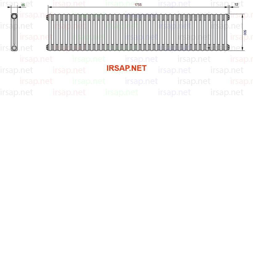 Радиатор IRSAP Tesi 20500/39 T14 CL 01